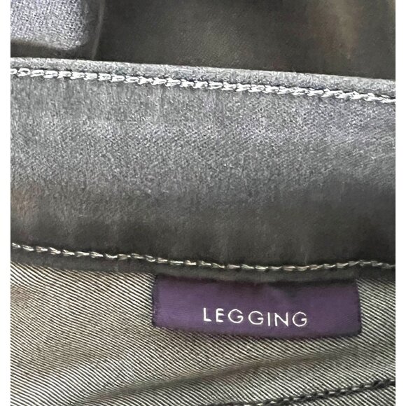 NYDJ Dark Gray Legging Jeans Sz 2 Lift Tuck Technology Cotton Blend Made In USA - Picture 5 of 6